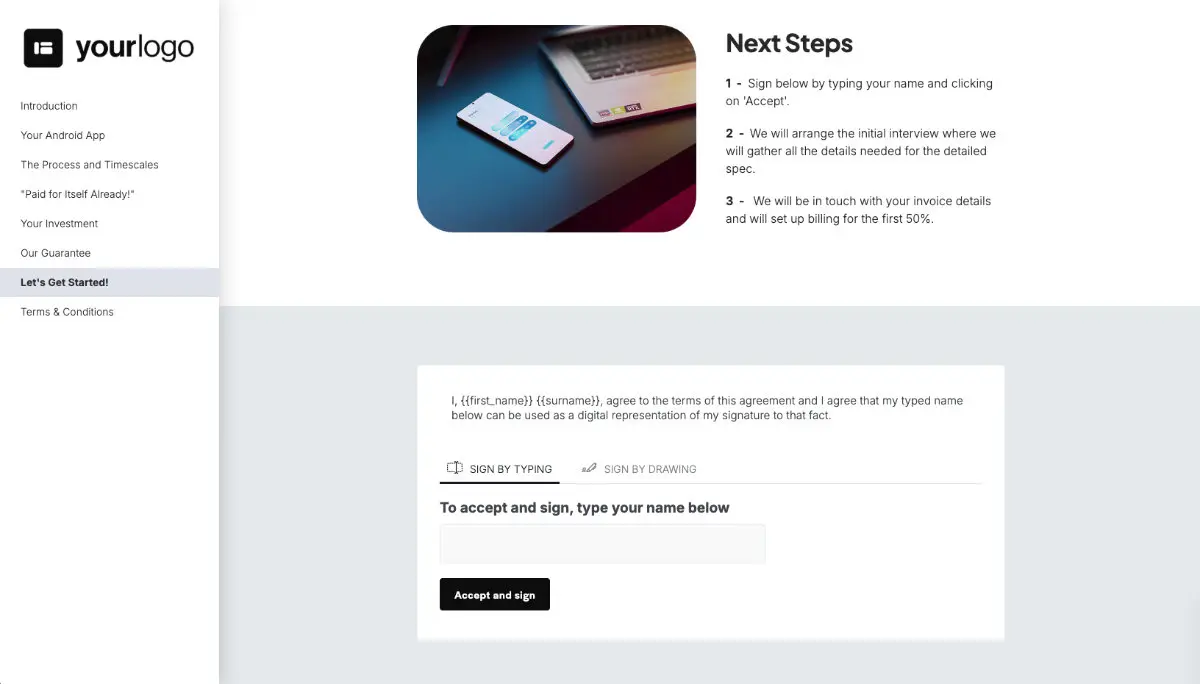 Android Mobile App Development Proposal Template Slide 8