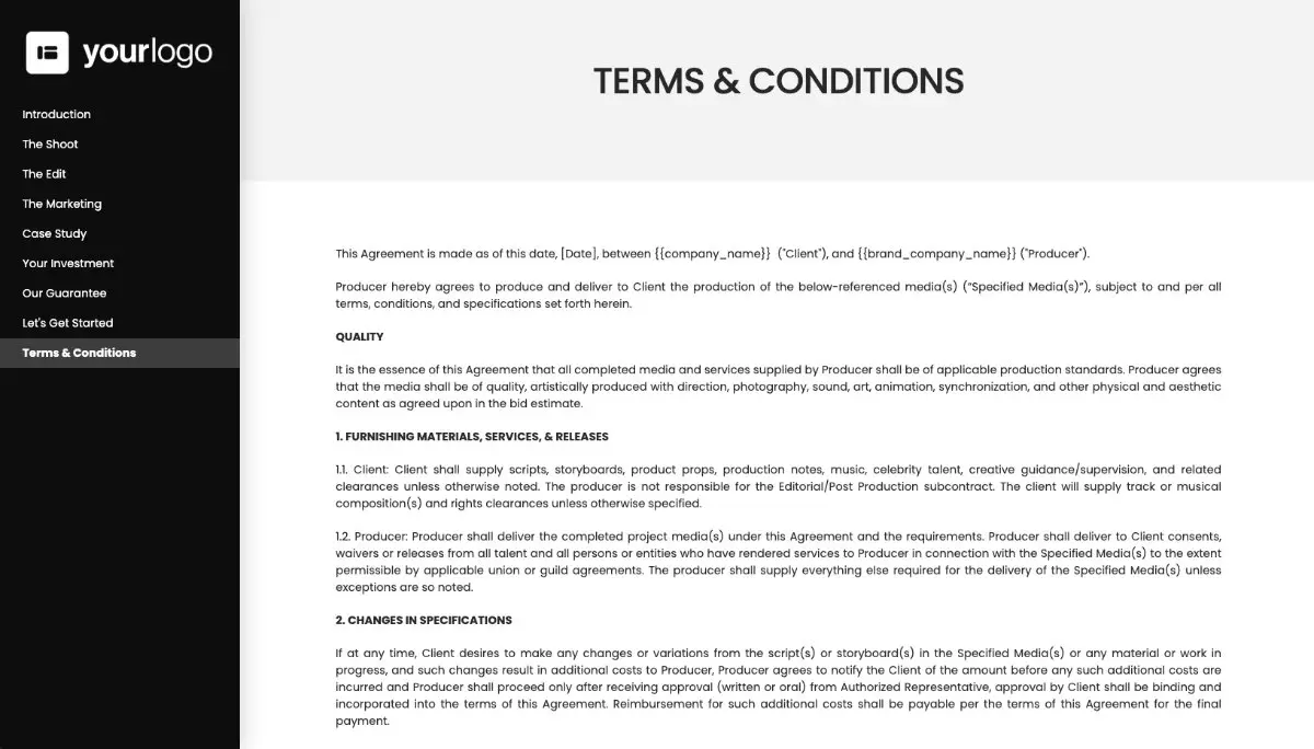 Video Production Proposal Template Slide 10