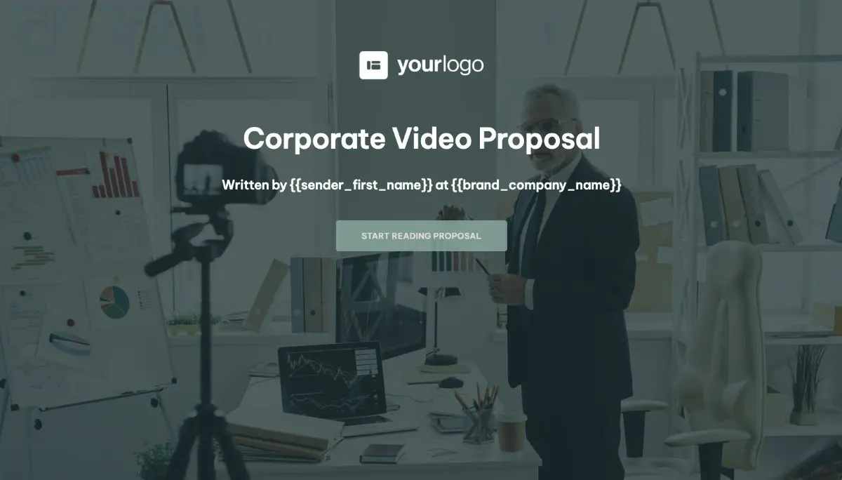 Corporate Video Proposal Template
