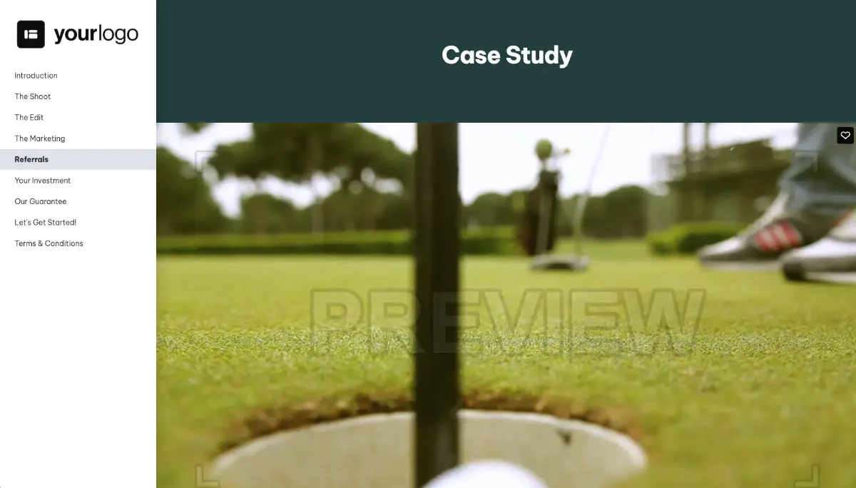 Corporate Video Proposal Template - Case study example