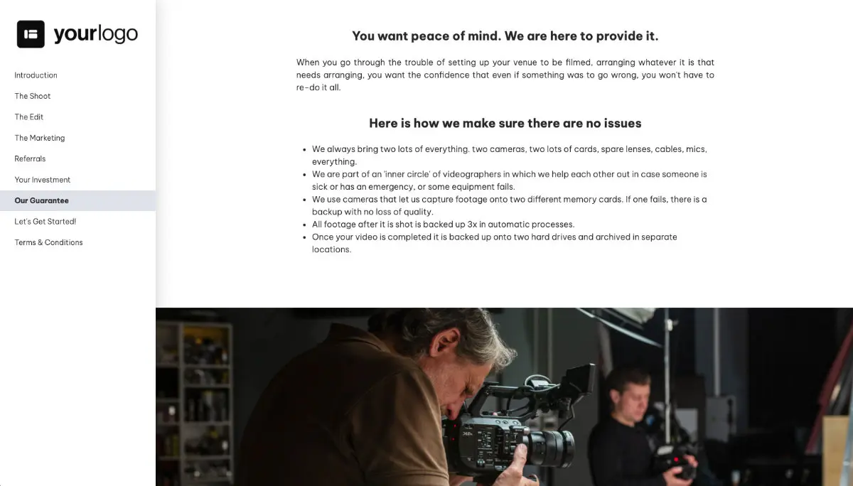 Corporate Video Proposal Template Slide 8