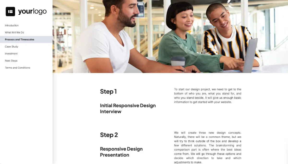 Responsive Web Design Proposal Template Slide 4