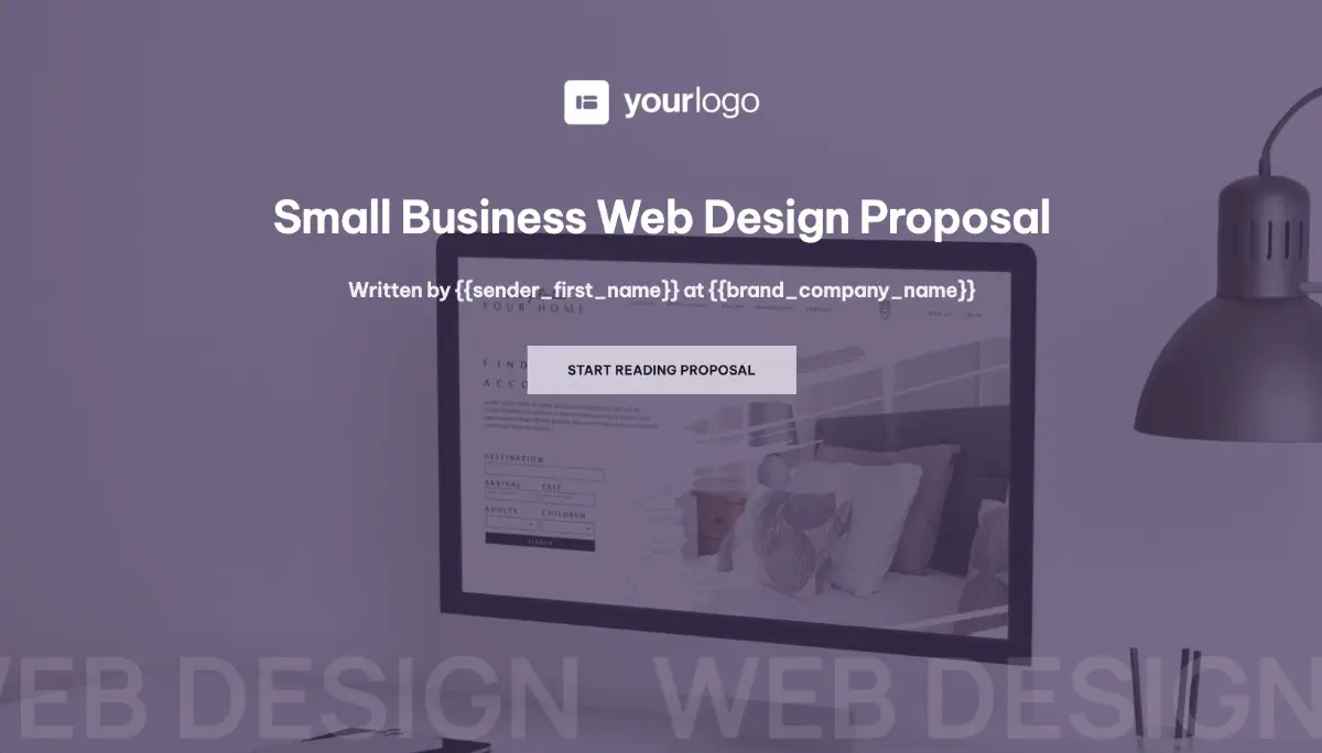 Small Business Web Design Proposal Template