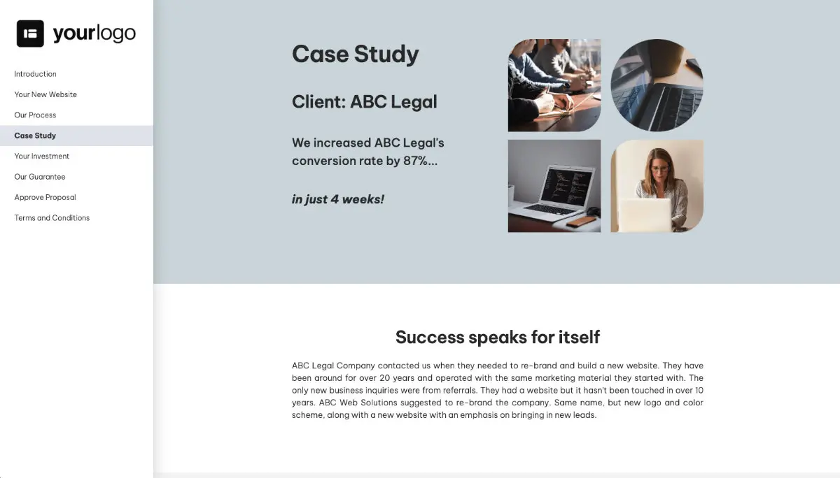 Website Design Proposal Template Slide 5