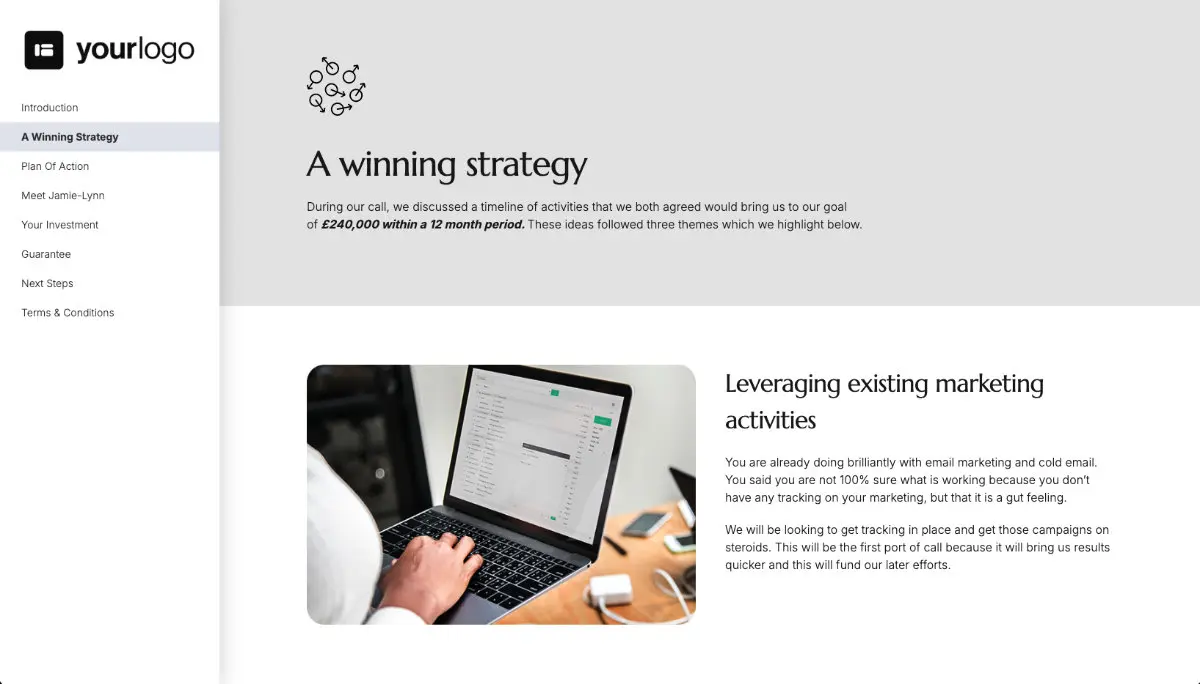 Business Consulting Quote Template Slide 3