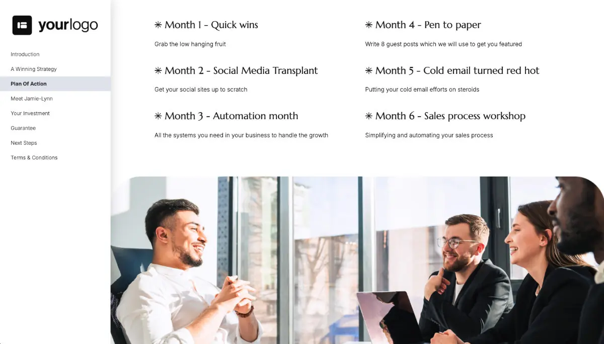 Business Consulting Quote Template Slide 4