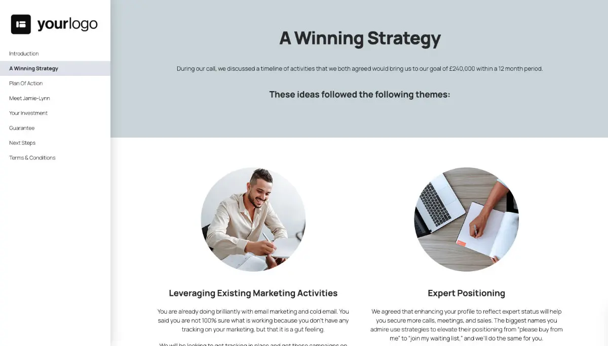 Business Development Quote Template Slide 3