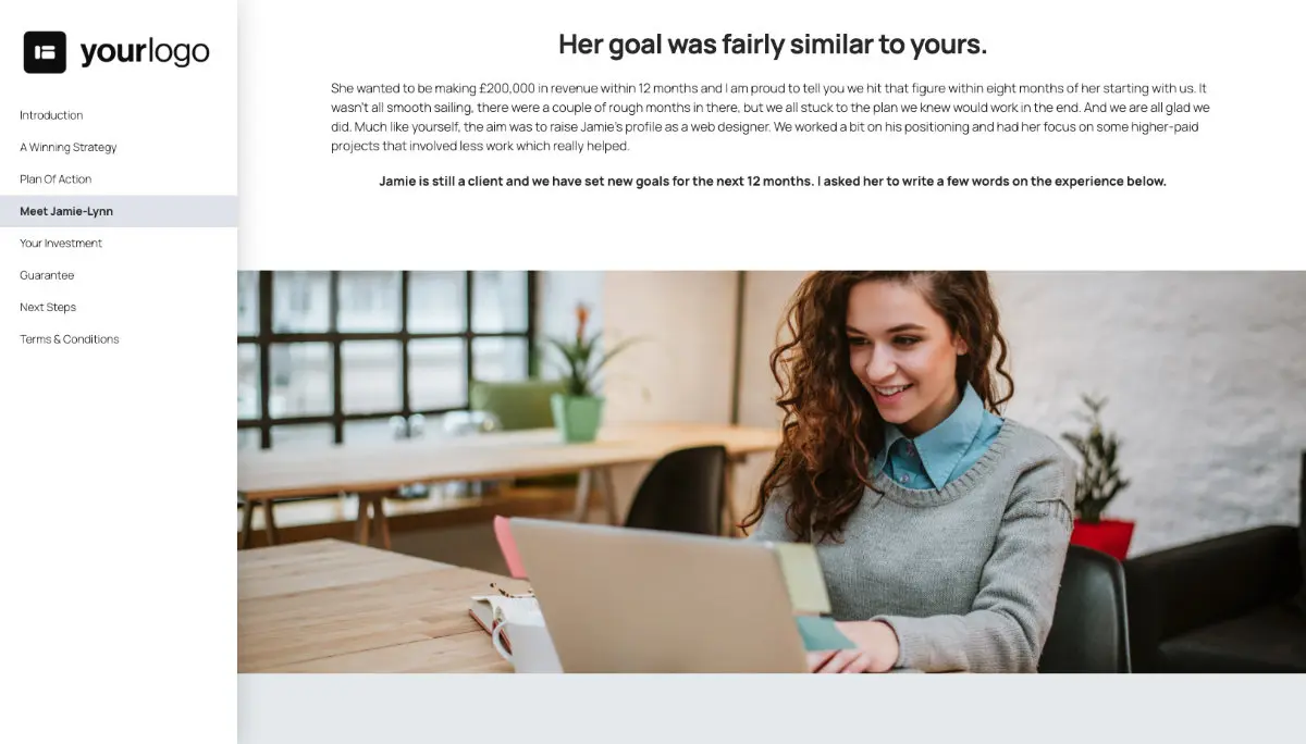 Business Development Quote Template Slide 5