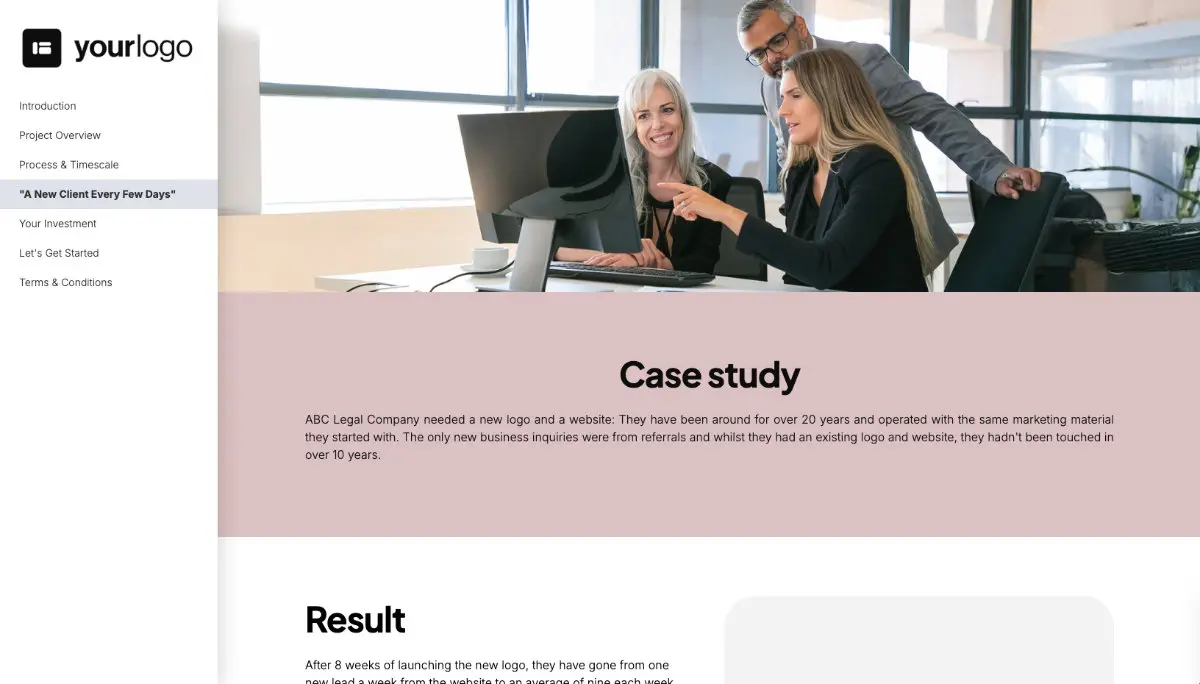 Rebrand Quote Template Slide 5