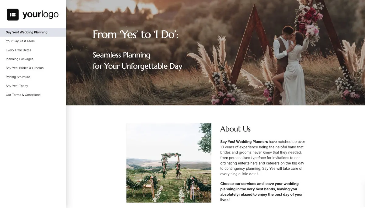 Wedding Planner Quote Template Slide 2