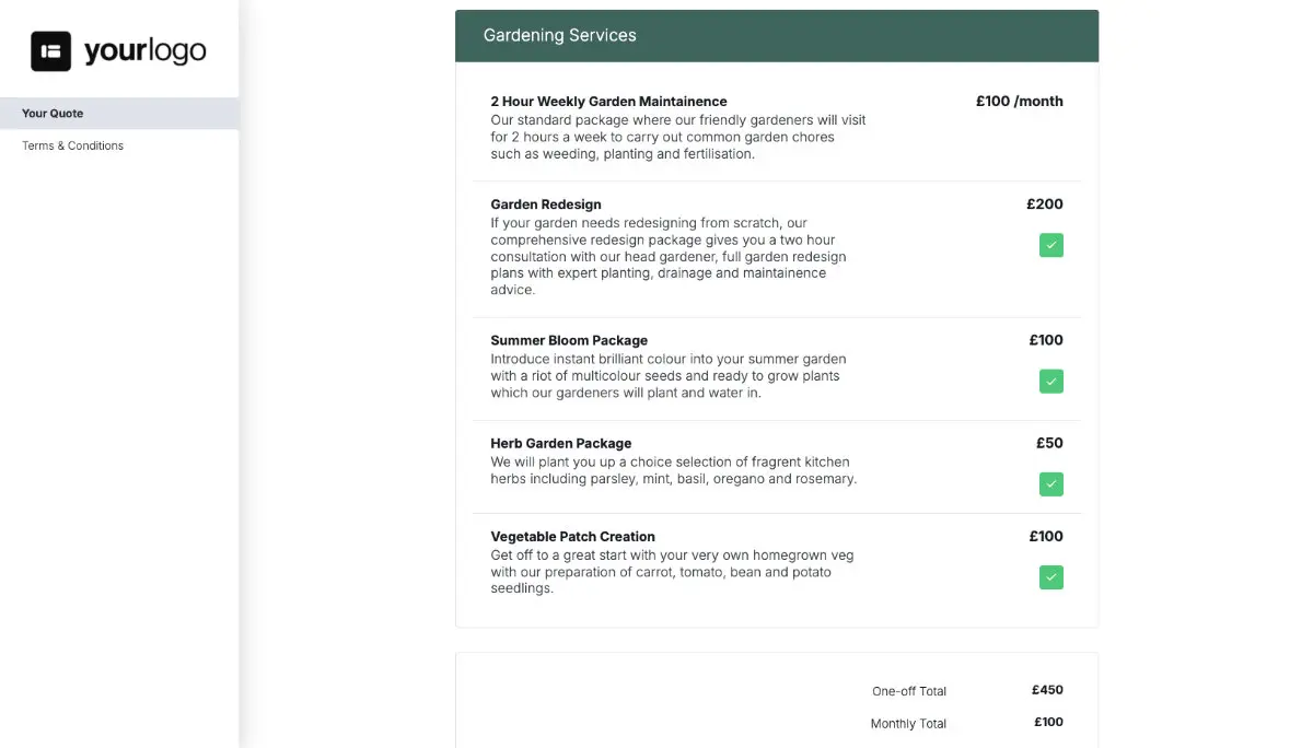 Gardening Quote Template Slide 3