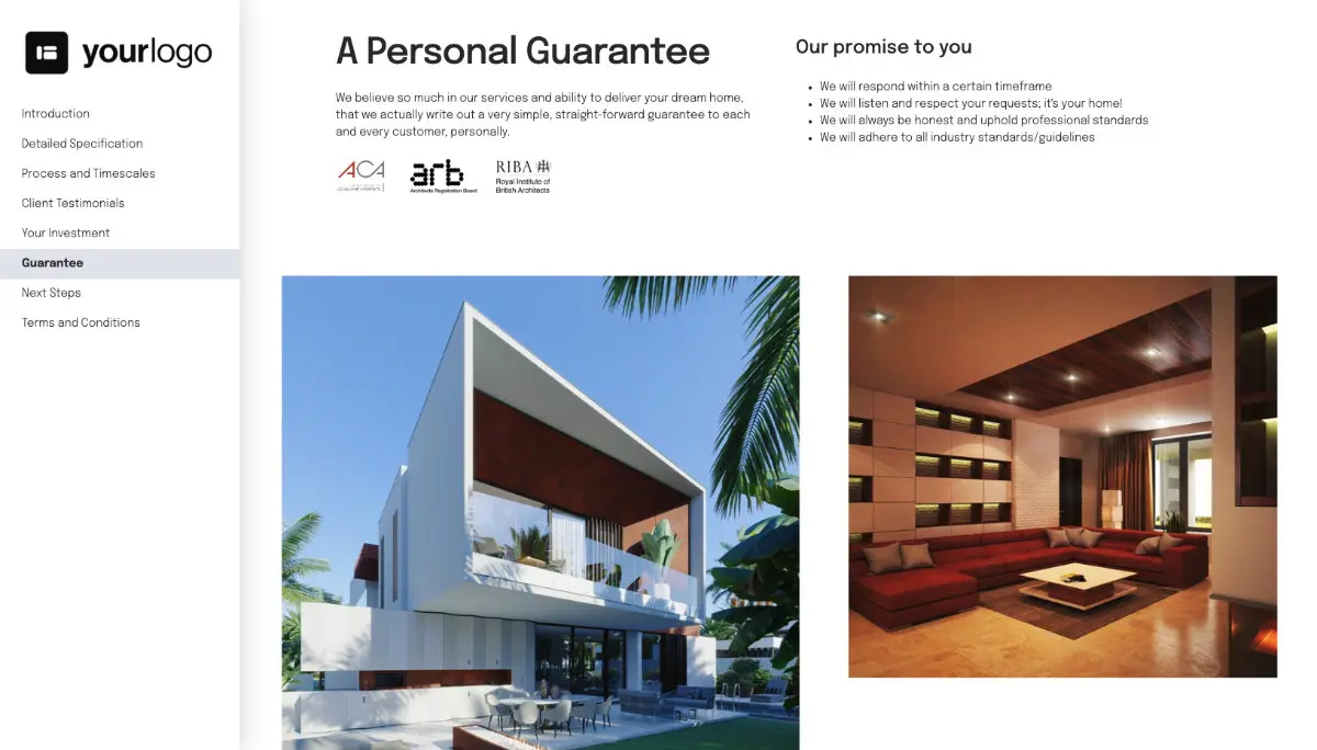 Architecture Quote Template Slide 7