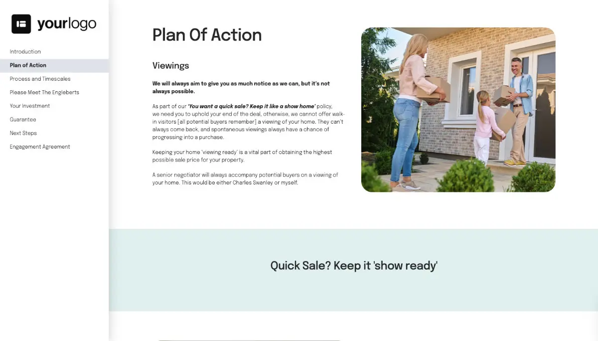 Estate Agent Quote Template Slide 3