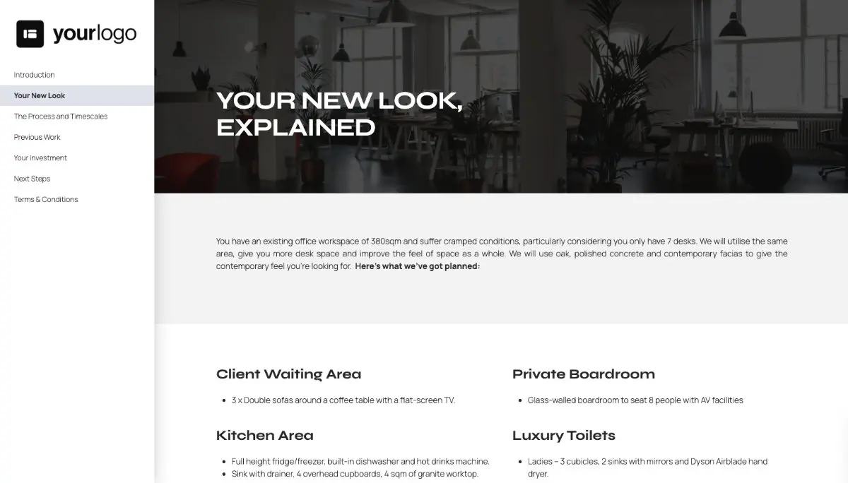 Interior Design Quote Template Slide 3