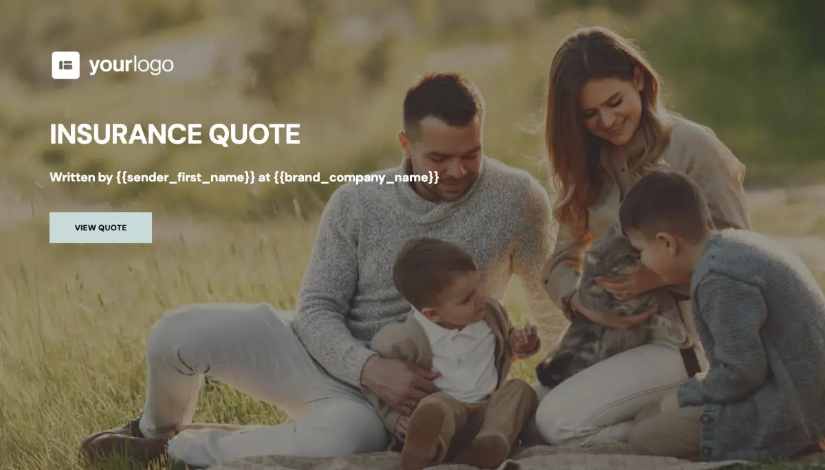 Insurance Quote Template