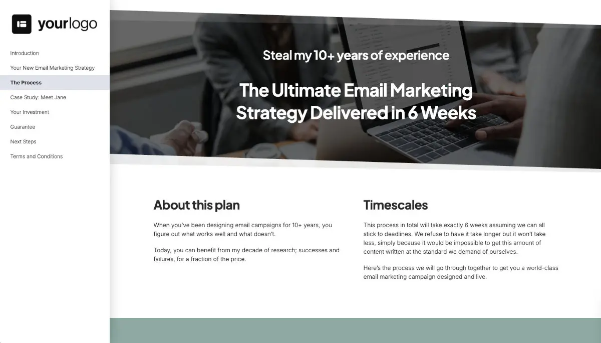 Email Marketing Quote Template Slide 4