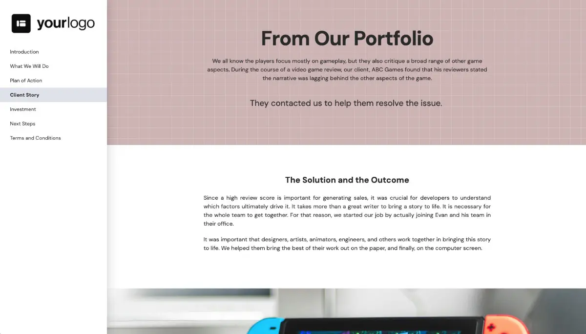 Narrative Quote Template Slide 5