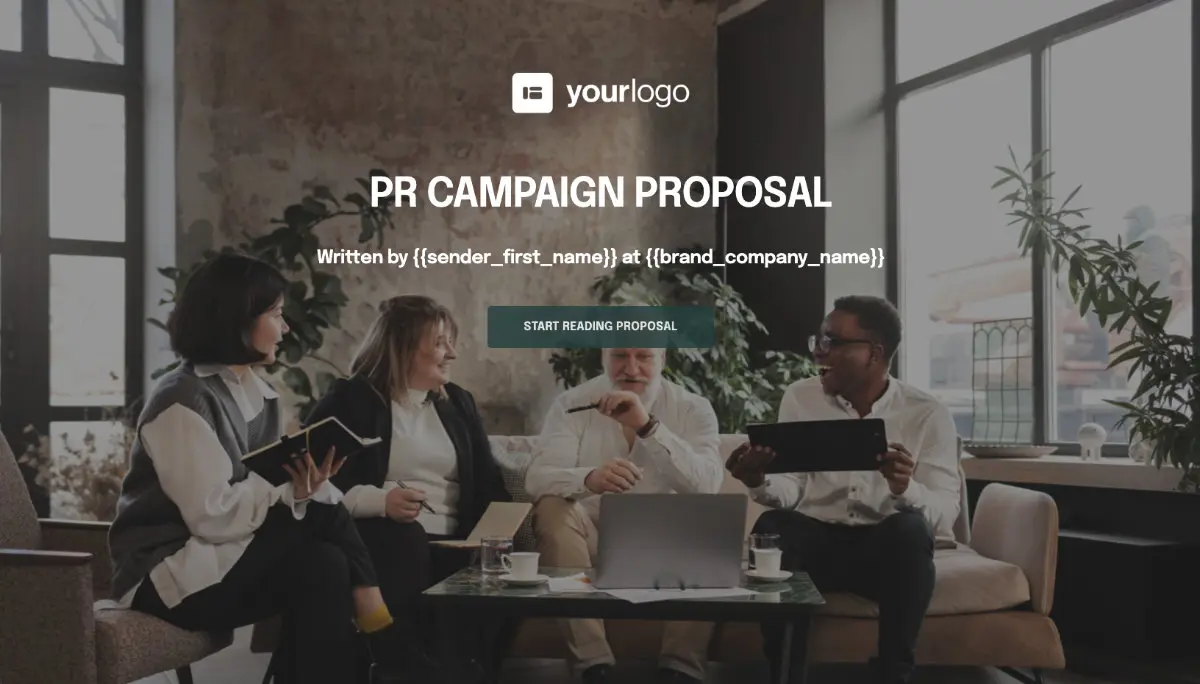 PR Campaign Quote Template