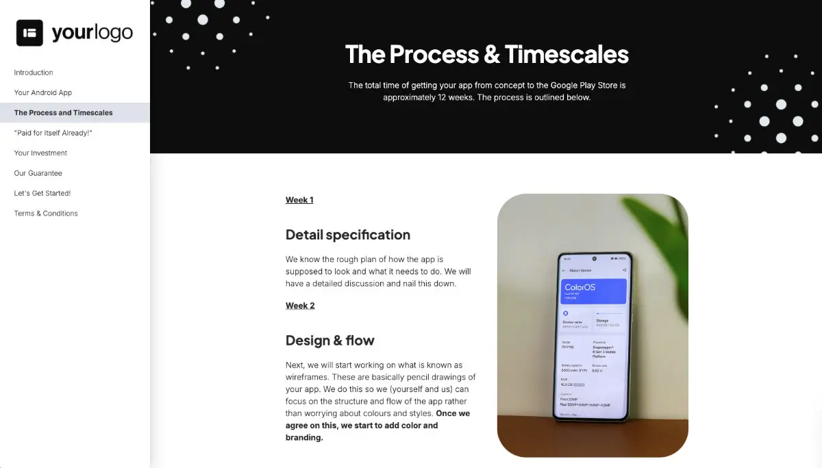 Android Mobile App Development Quote Template Slide 4