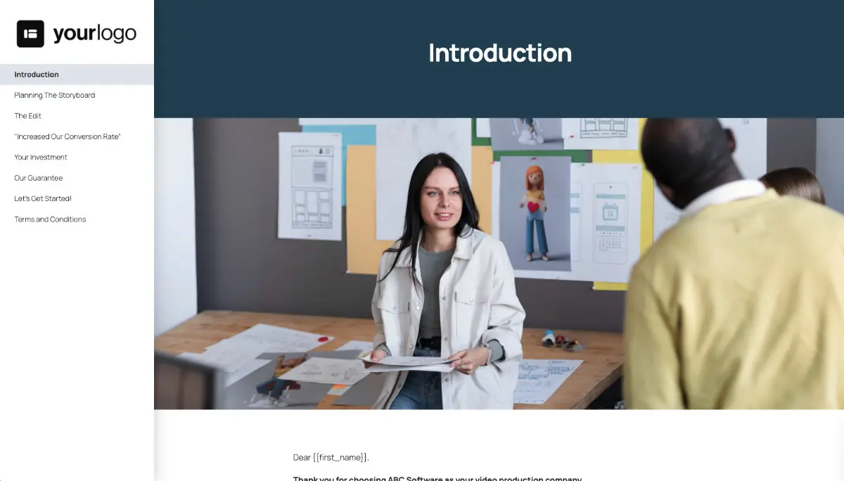 Website Explainer Video Quote Template Slide 2