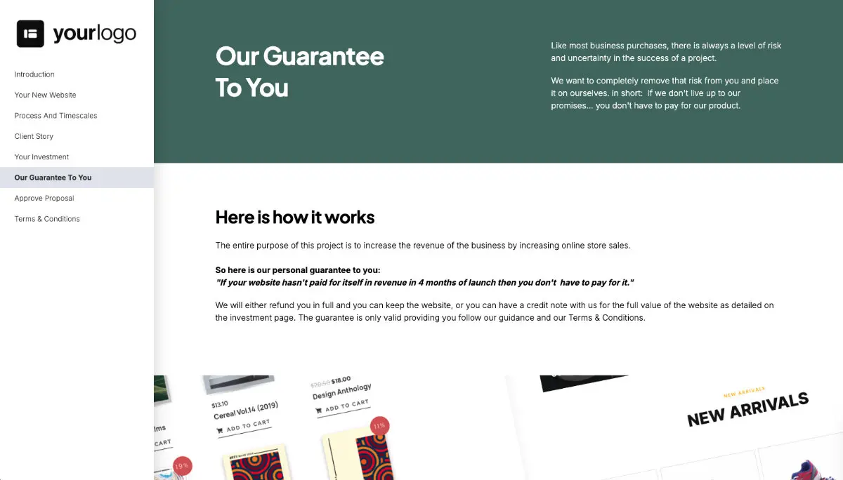 Ecommerce Web Design Quote Template Slide 7