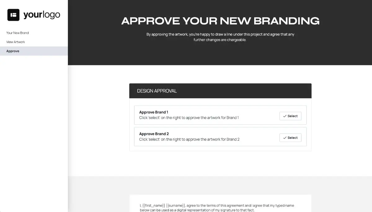 Design Approval Sign off Document Slide 4