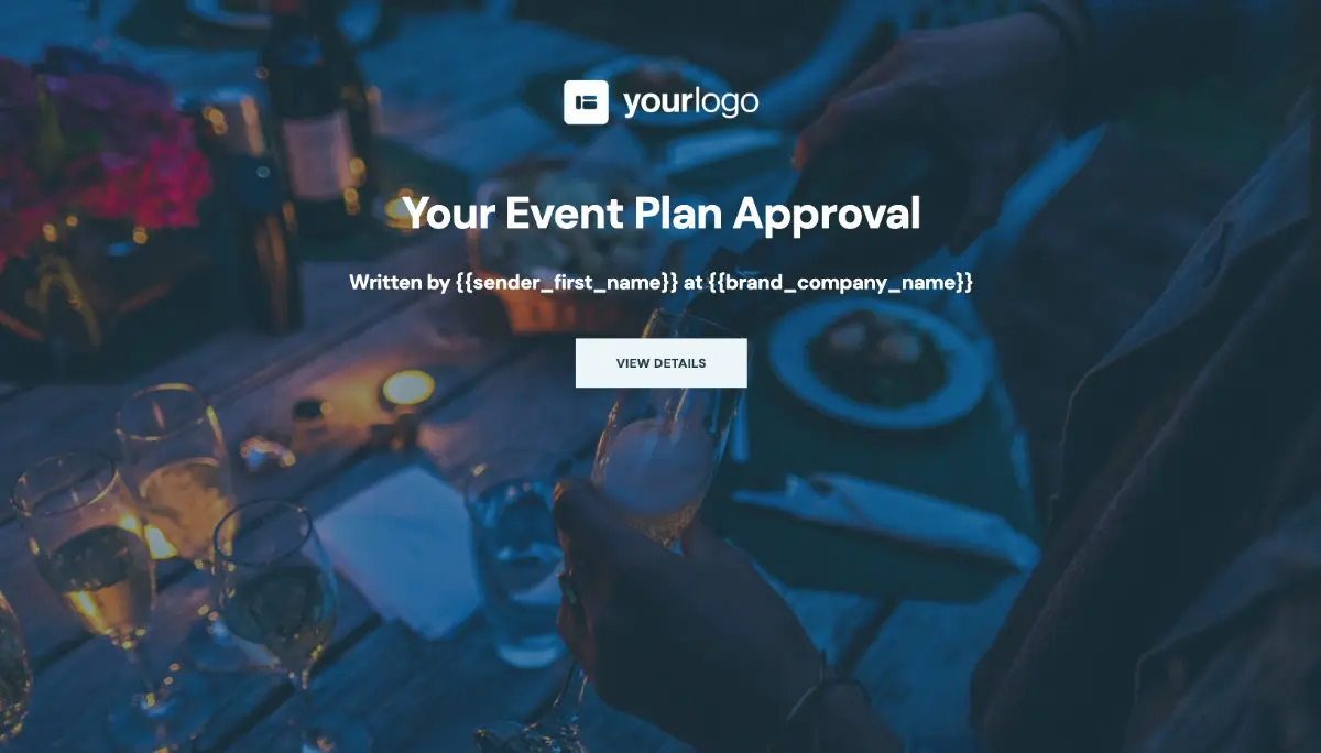 Event Planning Final Details Signoff