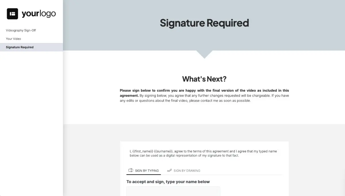 Final Video Signoff - Next Steps with Digital Signing