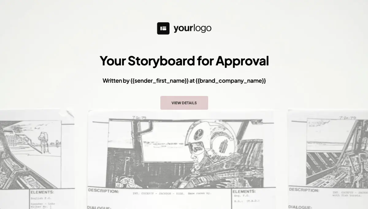 Video Plan or Storyboard Signoff - Visually Stunning Cover