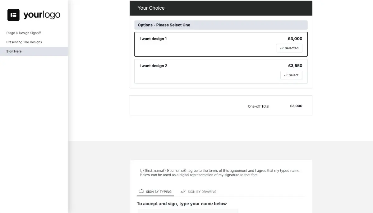 Web Design Signoff Slide 4