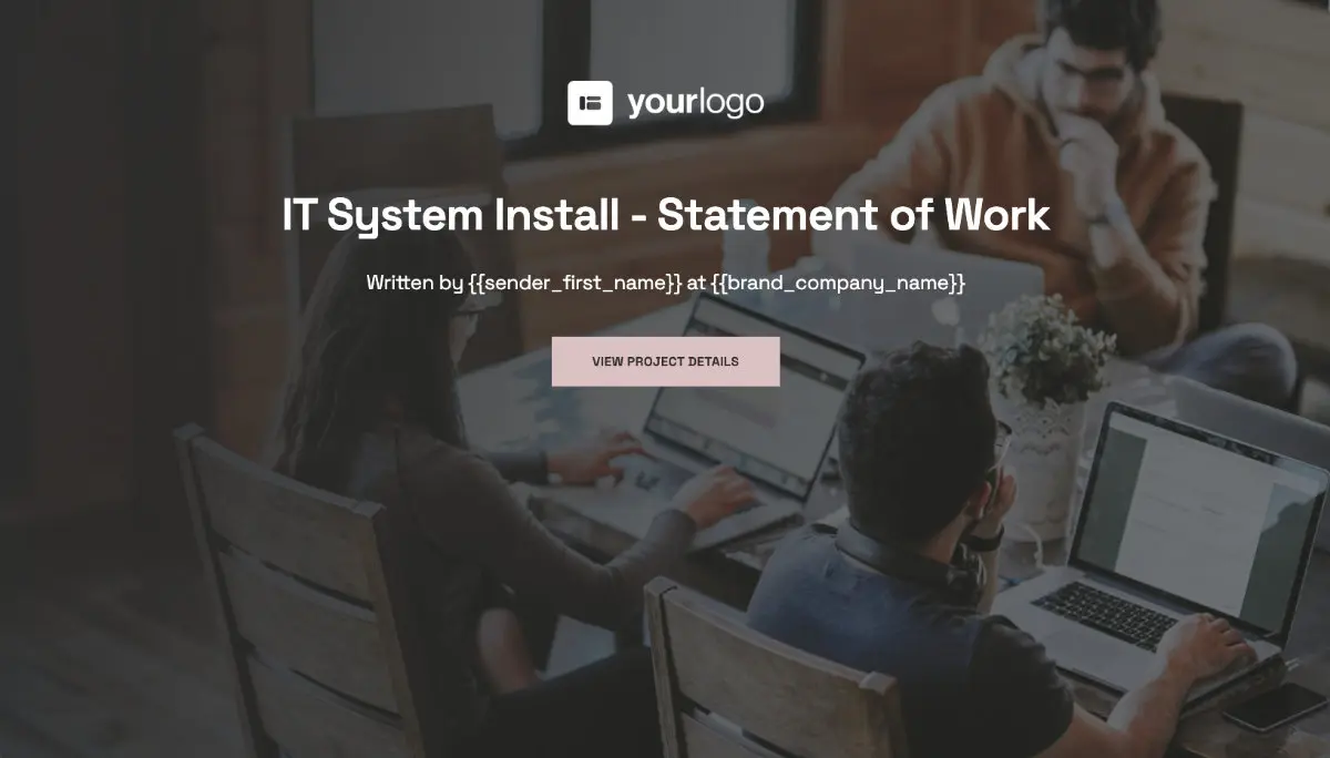 IT System Install - Visually Stunning Cover